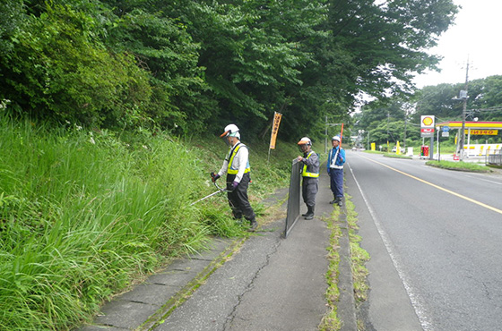 公共造園工事 県道路肩管理業務委託